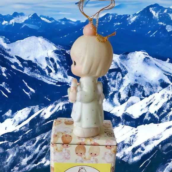 1997 Precious Moments "Can You Join Us For A Merry" Christmas #272698 Ornament - Picture 5 of 8